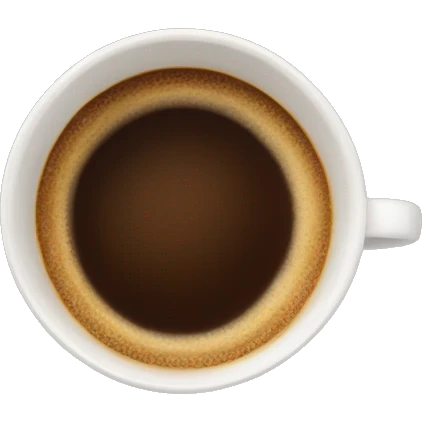 “Strong coffee in a simple cup.” emoji