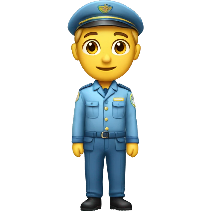 postman uniform light blue emoji