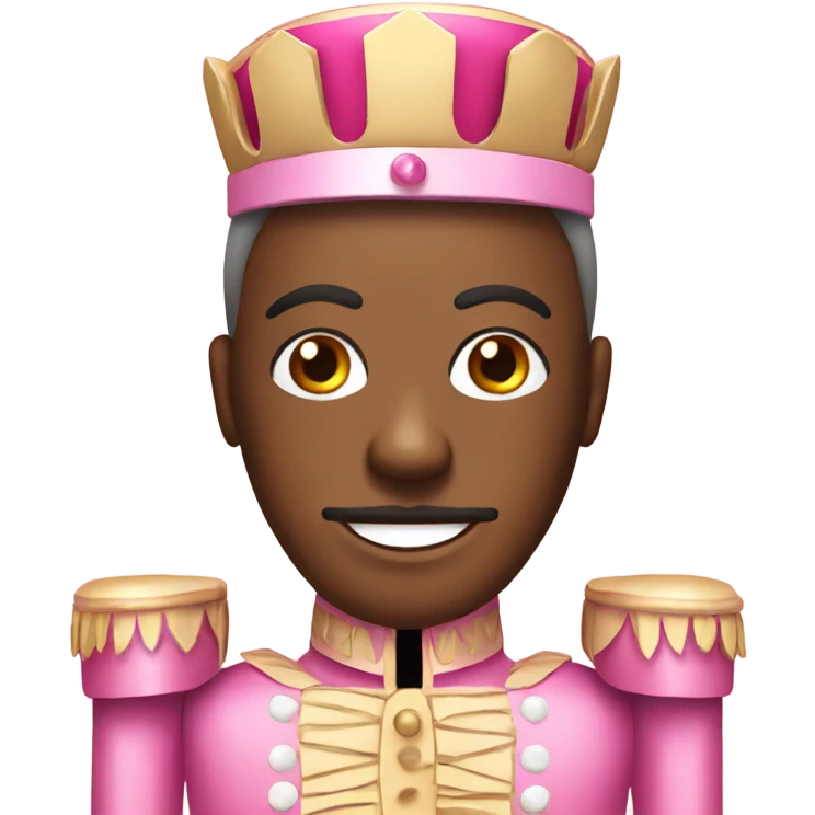 Pink nutcracker  emoji