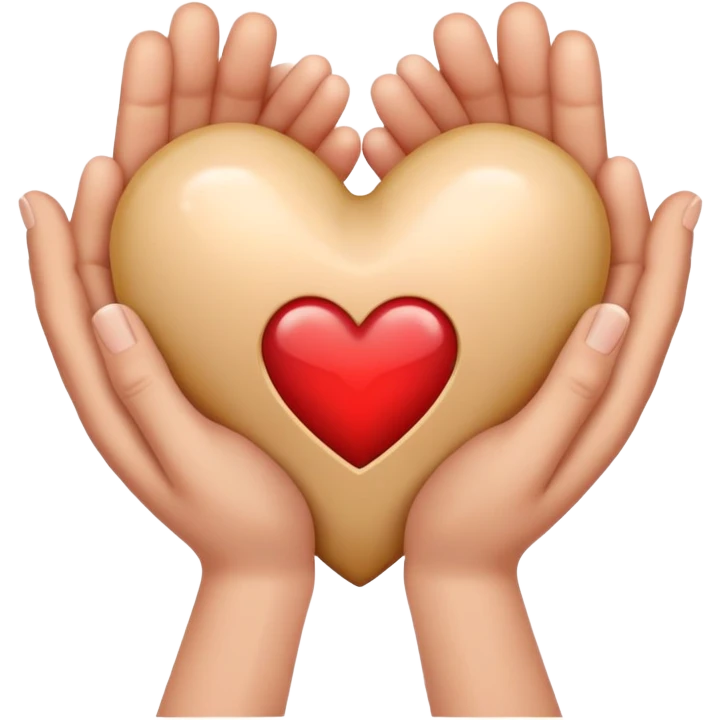 heart the hands emoji