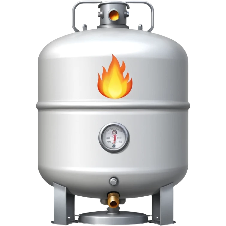 residential propane tank white emoji