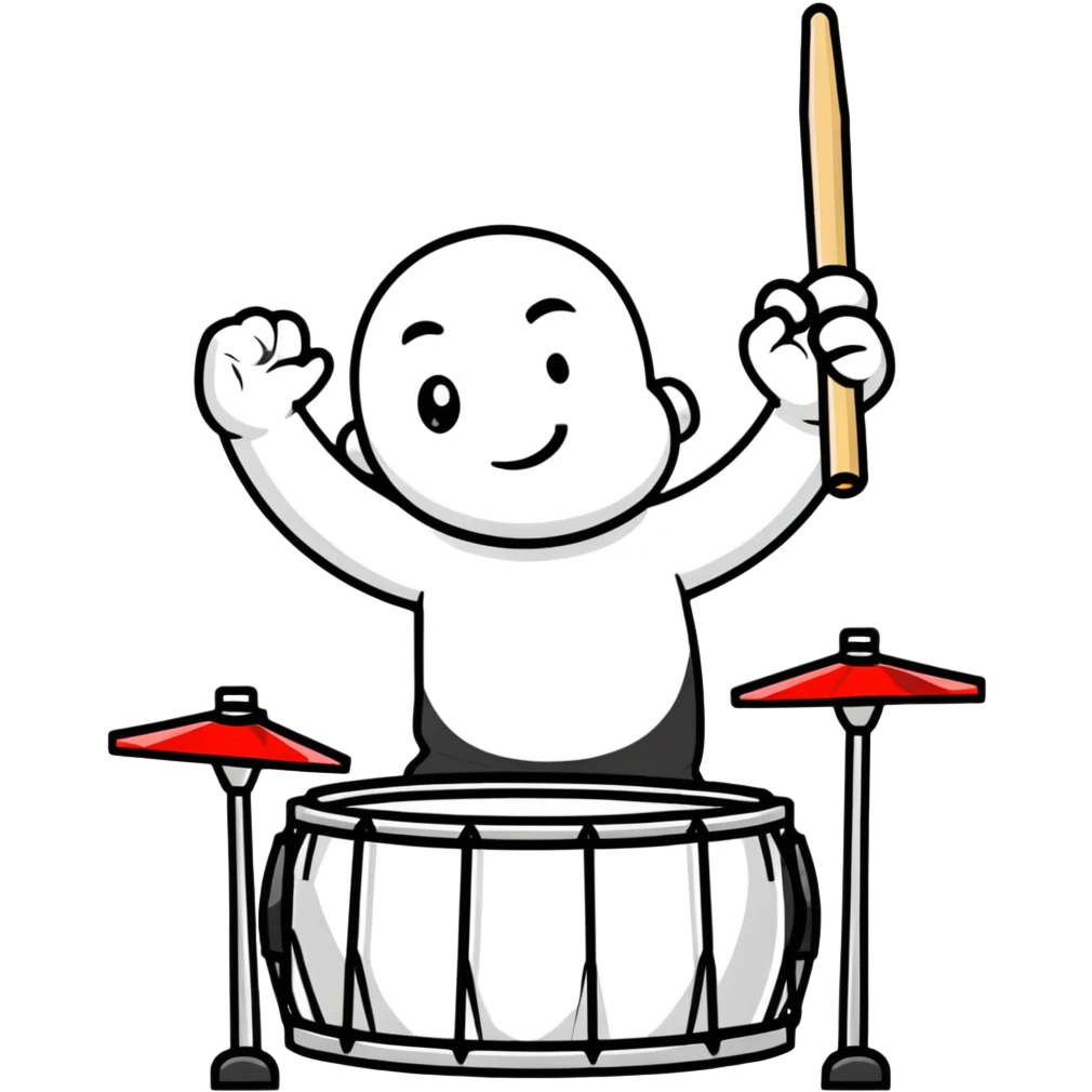 Drumer emoji