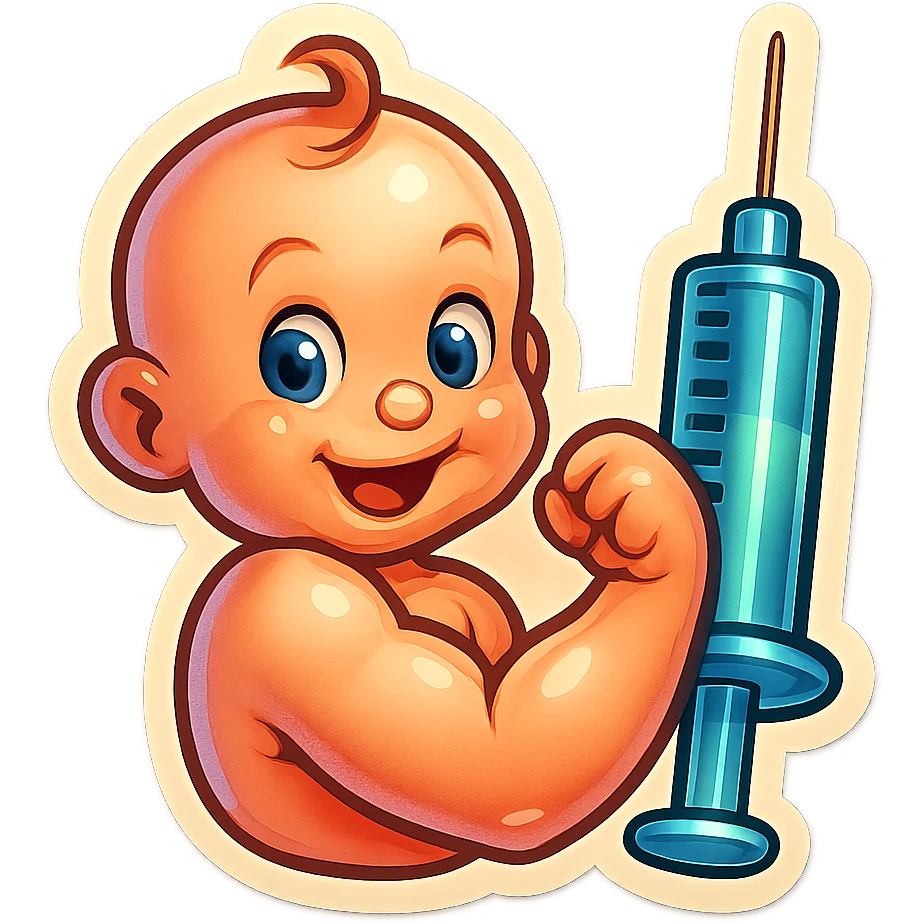 👶💪💉 emoji