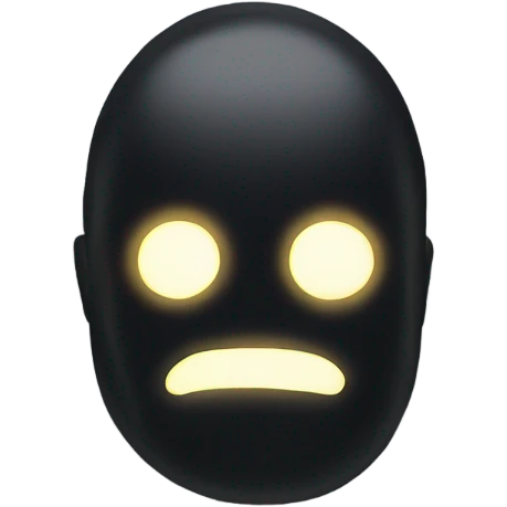 black mirror with lights emoji