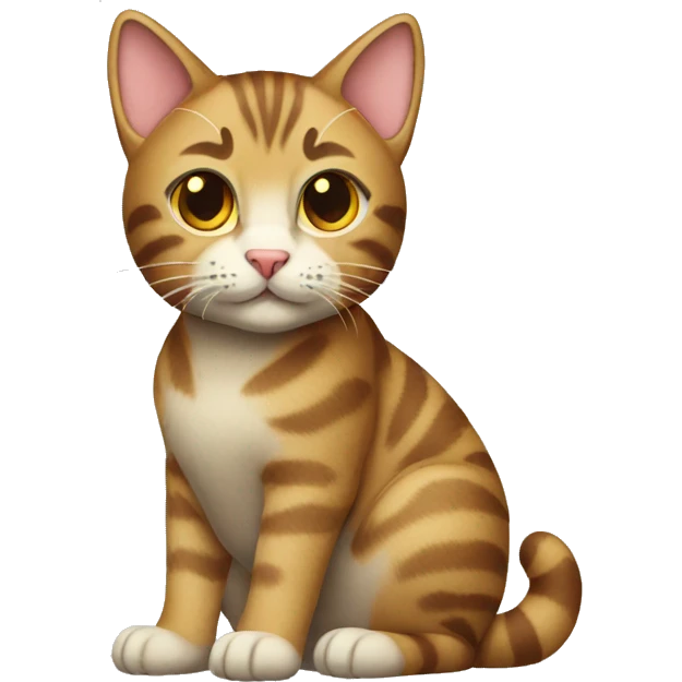 Tabby Cat Full Body emoji