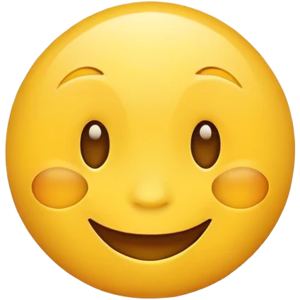 Happy face emoji