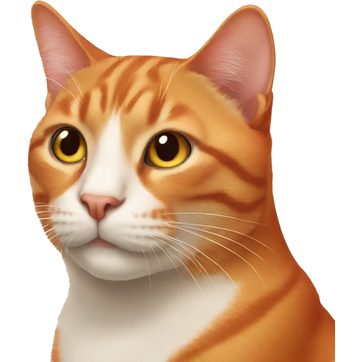 Red cat emoji