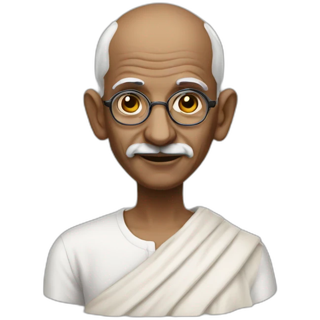 gandhi emoji