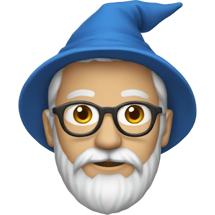 Wizard with blue jacket emoji
