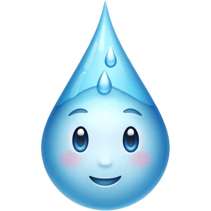 make it more realistic, no any fruit just water emoji