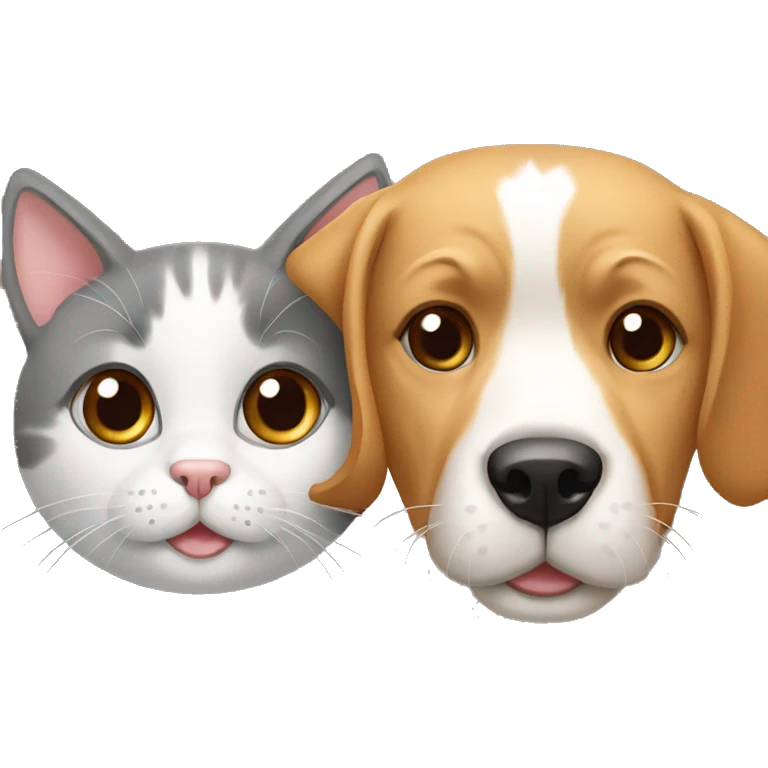 dog and cat emoji