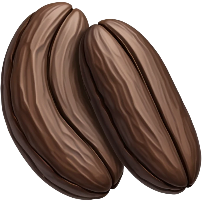 two tonka beans emoji