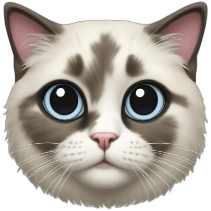 ragdoll cat shaped-bus emoji