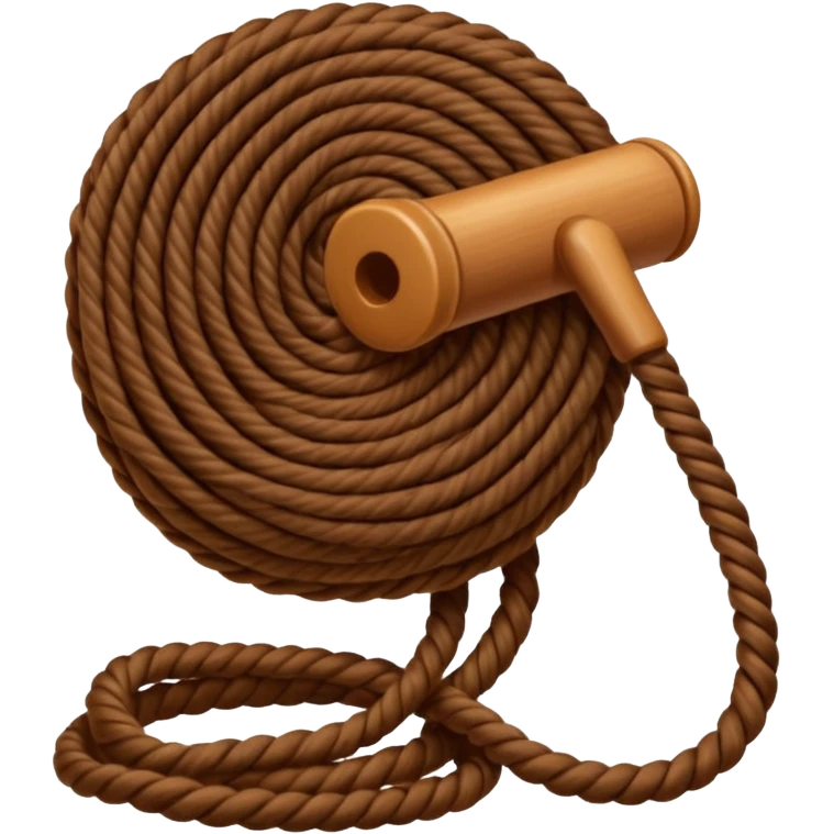 brown yarn on a bobbin emoji