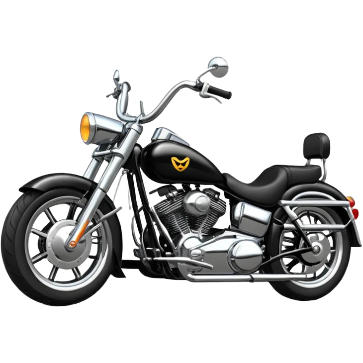 Tandem axle motorcycle  emoji