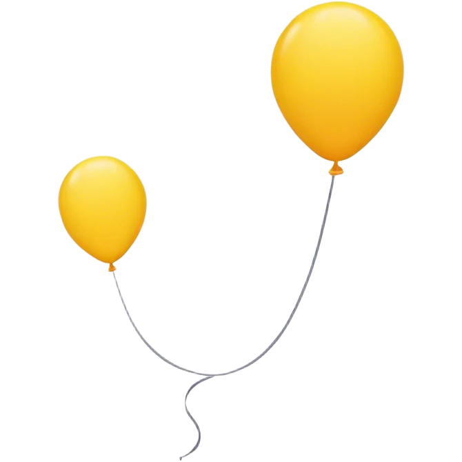 yellow balloon emoji