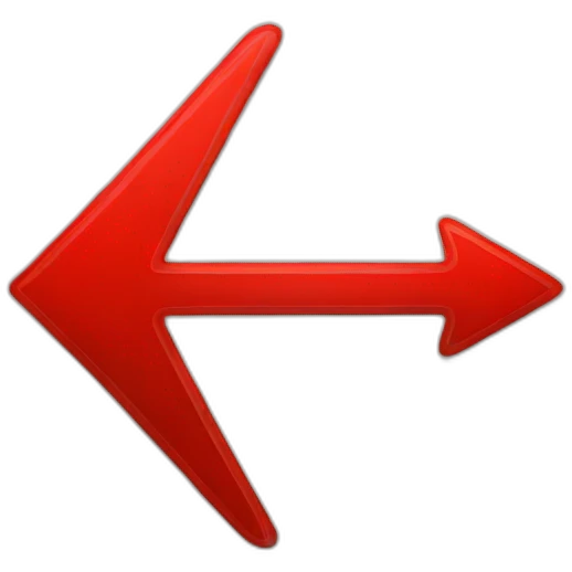 red down arrow emoji