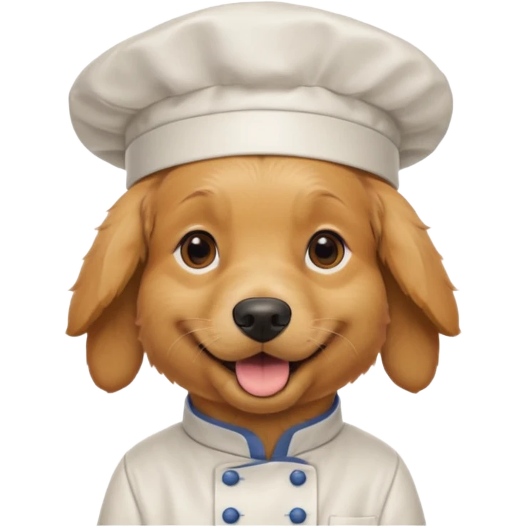 chef dog emoji