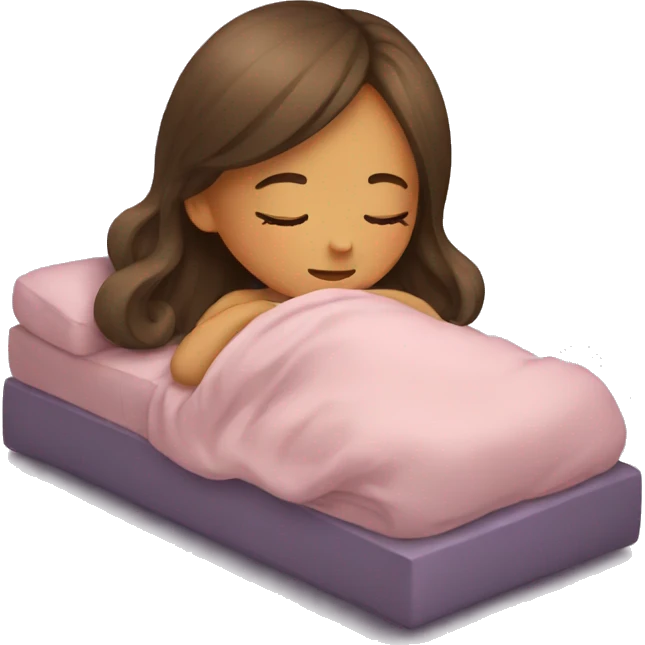 Girl sleep emoji