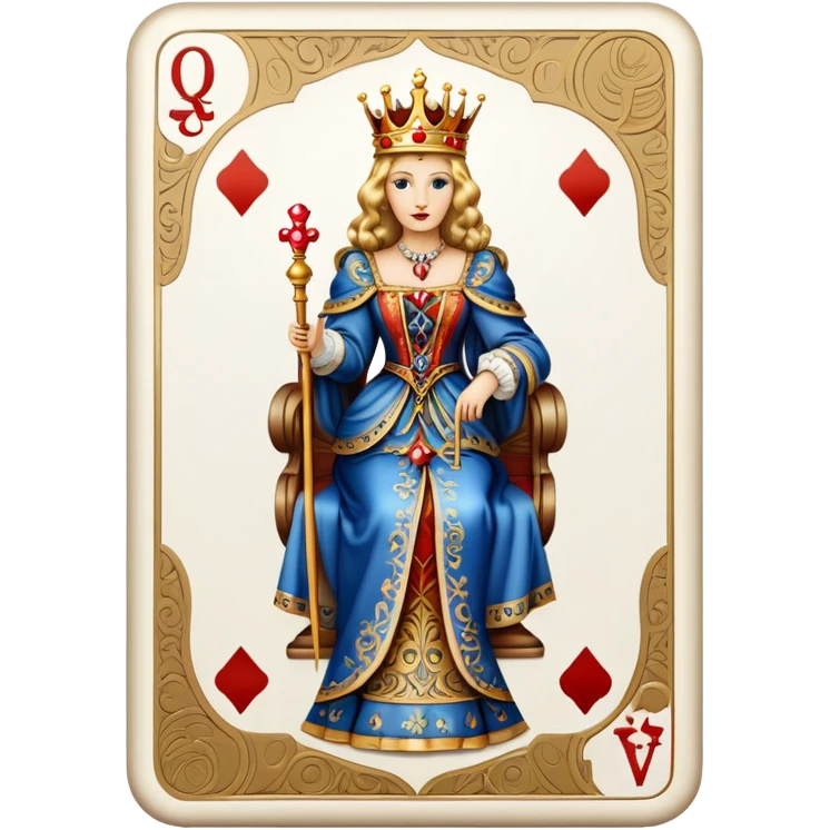 queen of clubs emoji