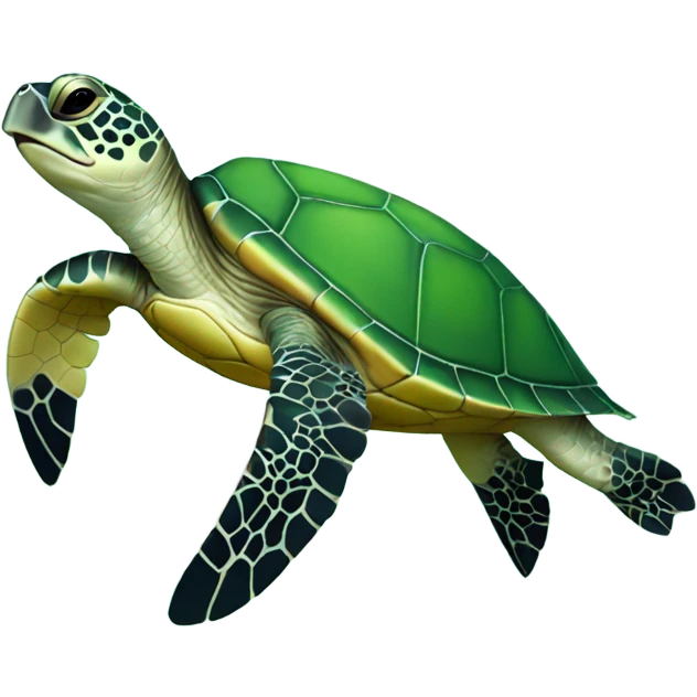 Green sea turtle  emoji