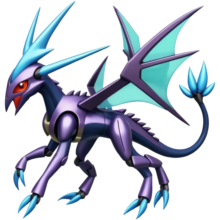 Dialga-Genesect-Miraidon-Darkrai-Deoxys-Giratina-Palkia-Meloetta-fusion-animal-Pokémon-hybrid emoji