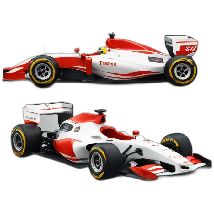 Formule 1 voiture emoji