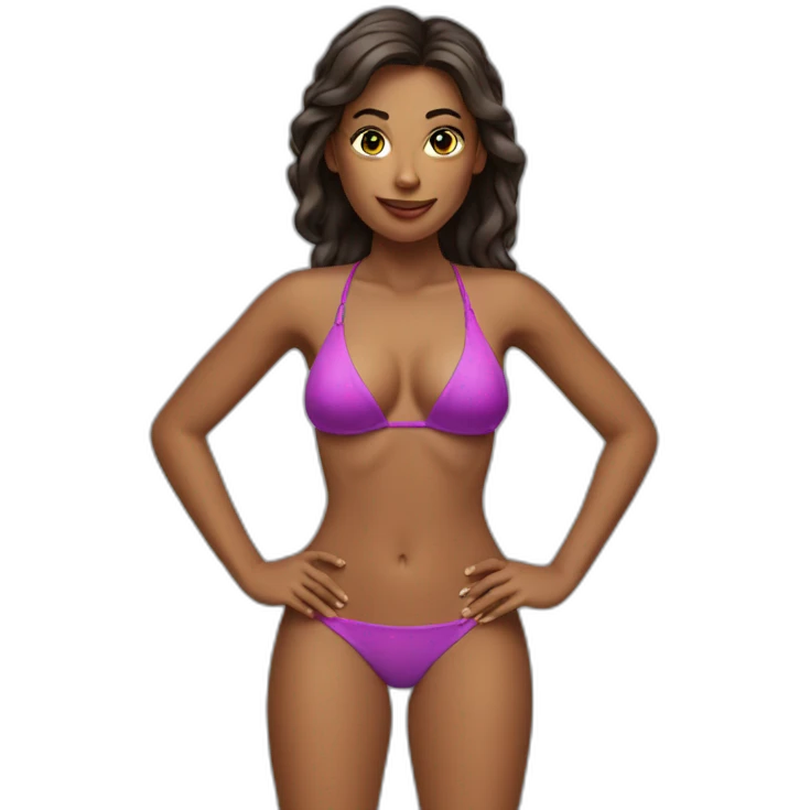 bikini woman emoji