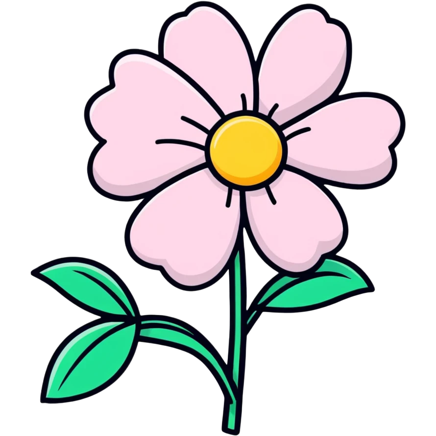 Flower tied with bow emoji