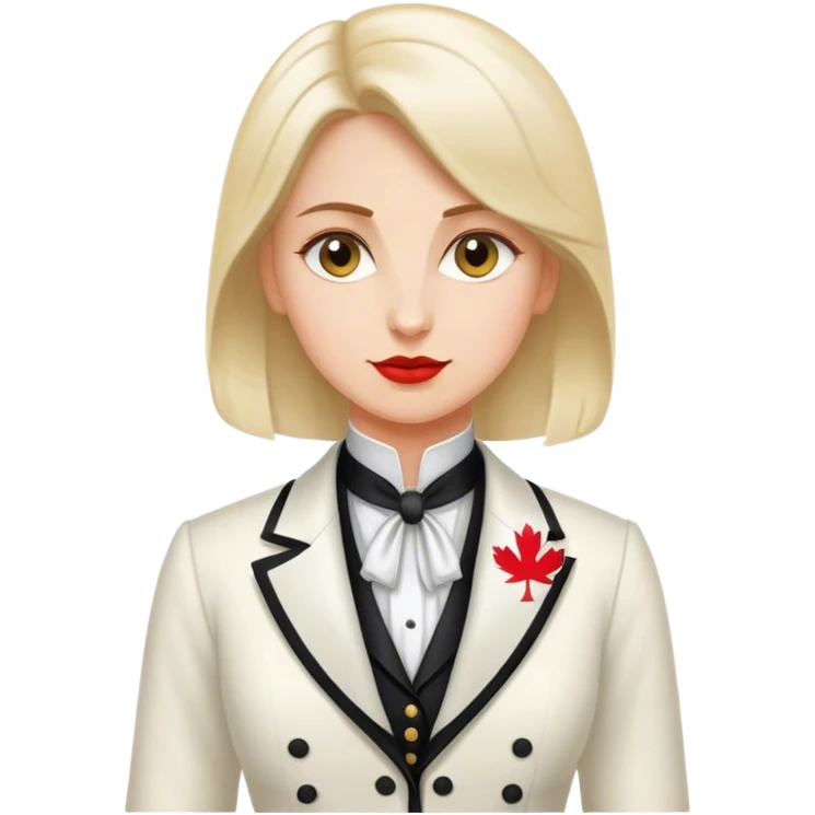 woman polish tailcoat politician emoji