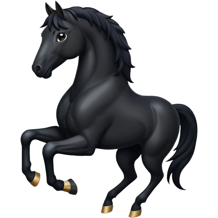 Black horse 🐎 emoji