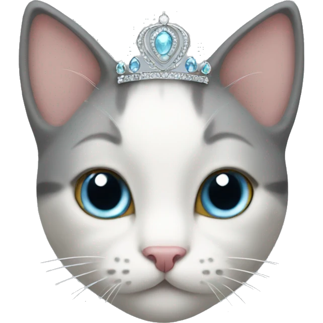 cat wearing a tiara  emoji