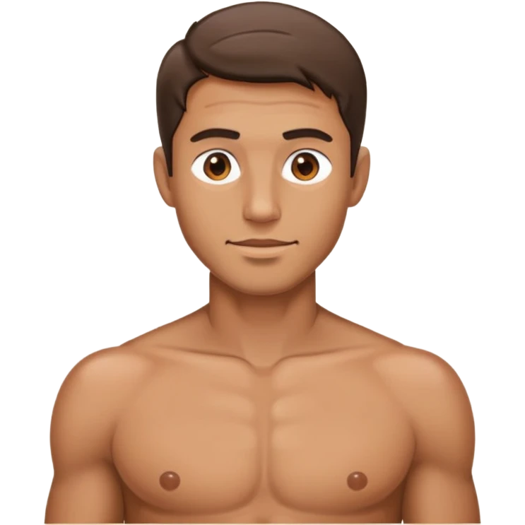 topless man emoji