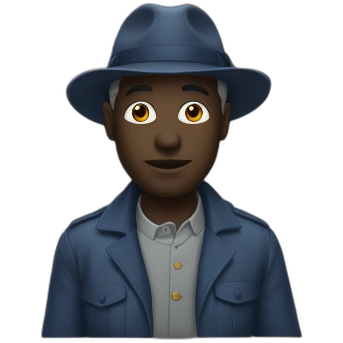 L'homme de l'ombre kanté emoji