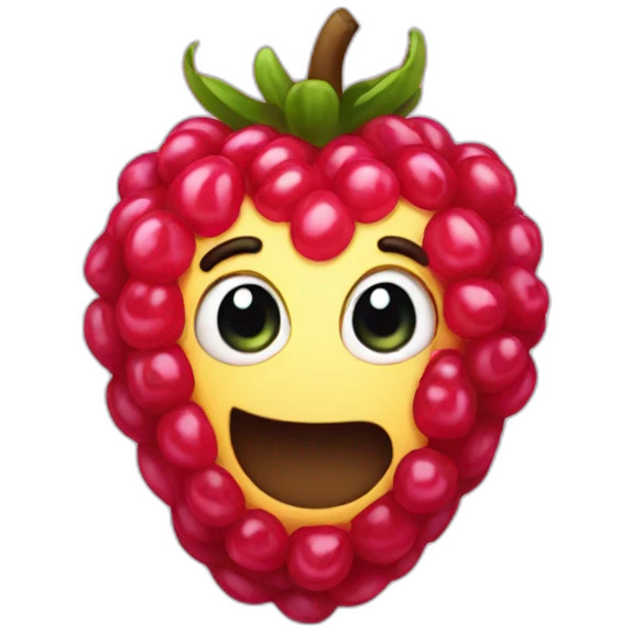 Rasberry emoji