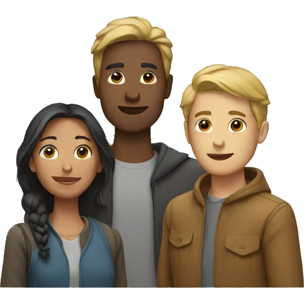 three persons emoji