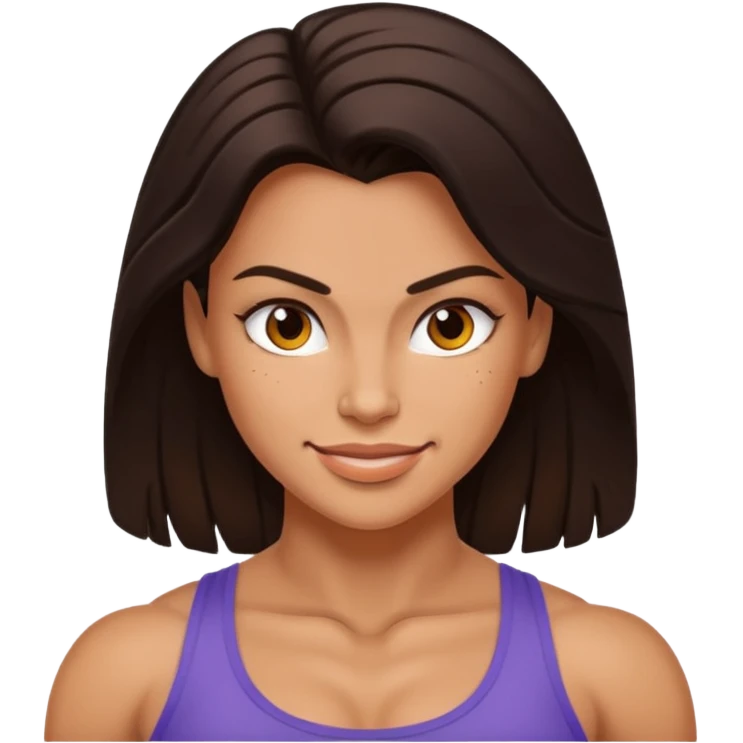 smirking muscular woman  emoji