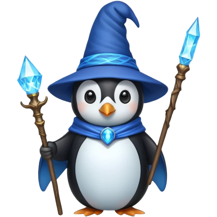 Penguin Wizard emoji