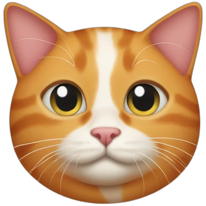 ginger cat full of tuna fish emoji
