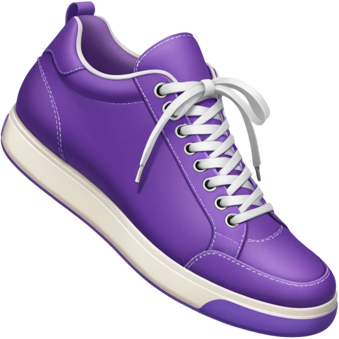 purple sneakers emoji