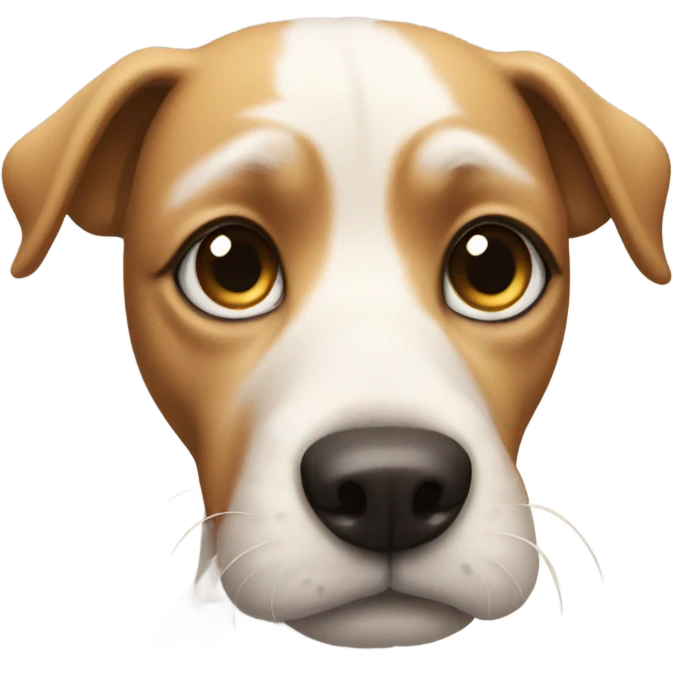 Dog with lashes emoji