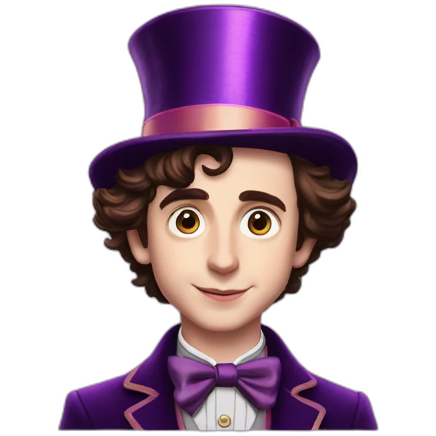 Timothée Chalamet Willy Wonka emoji
