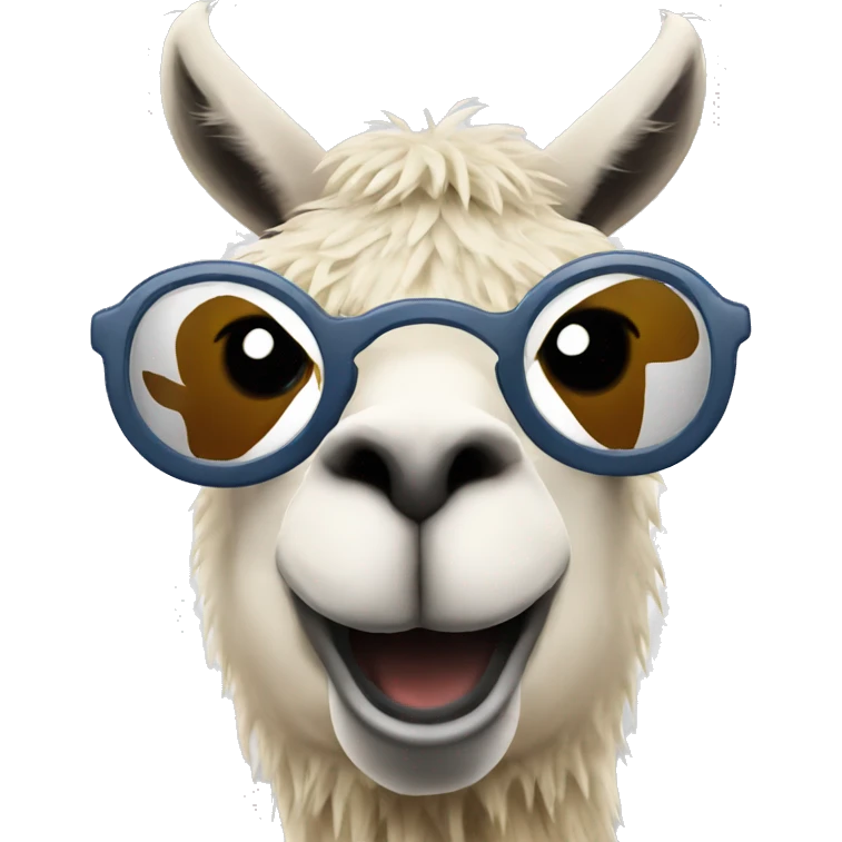drunk llama beer emoji