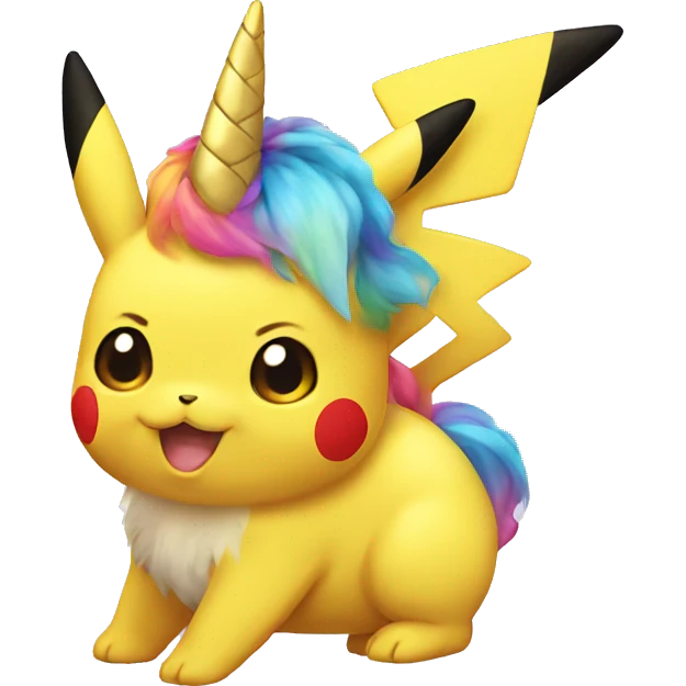 pikachu unicorn emoji