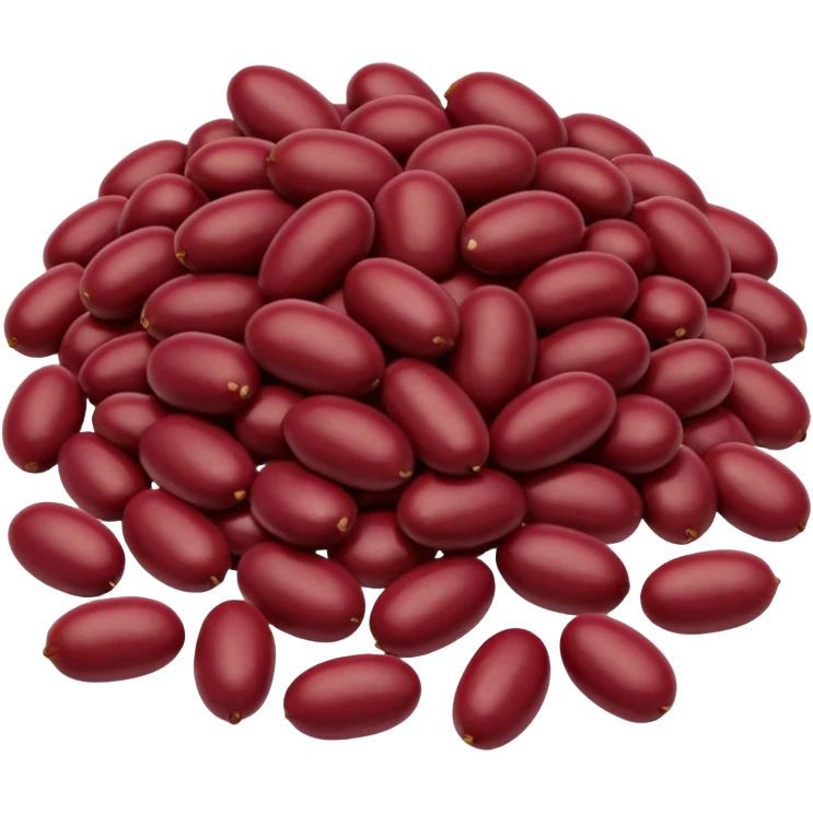 red beans emoji