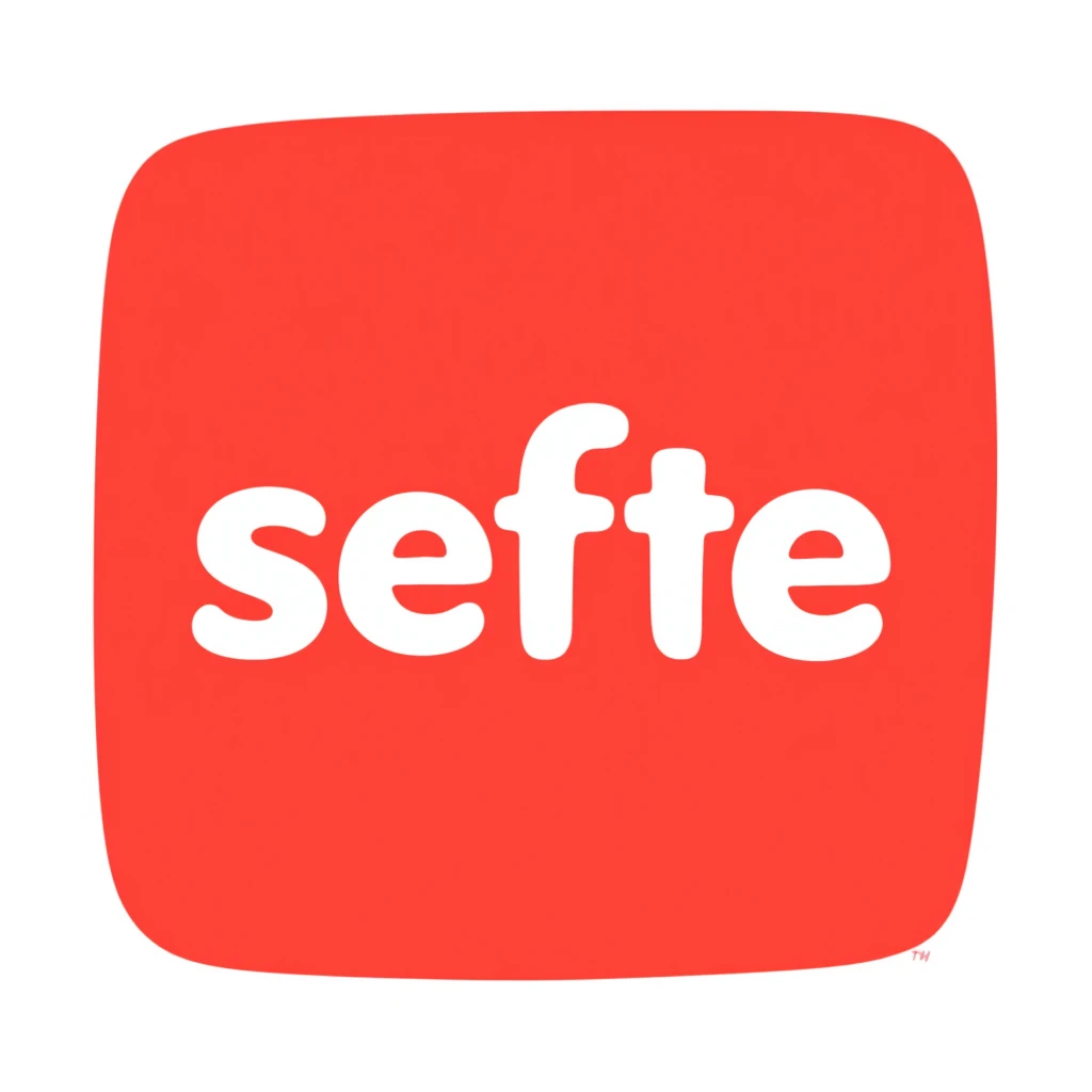 emoji with the word 'sefte' in white font on a red background emoji
