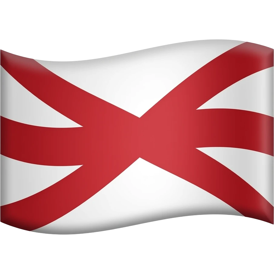 Imperio español bandera emoji, × roja en fondo blanco emoji