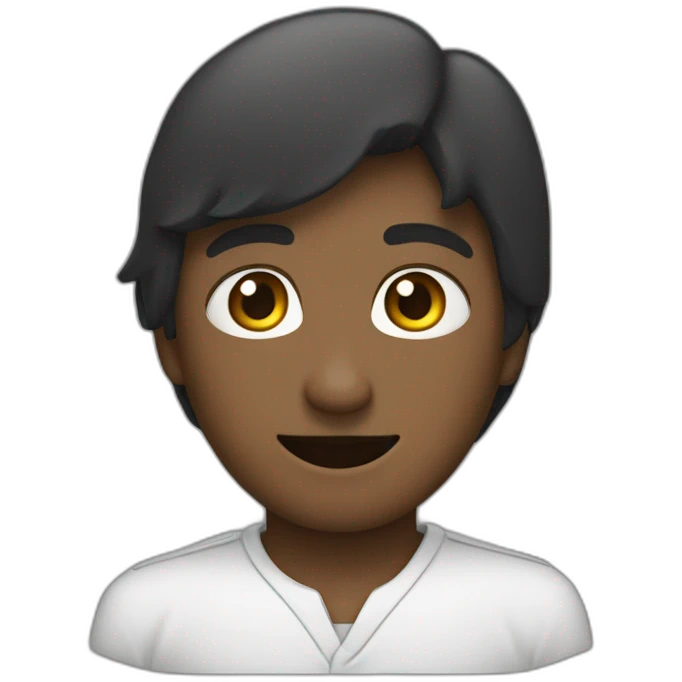 Un corazón con la mitad negra y la otra blanca emoji