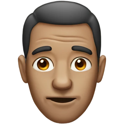 Man with really ugly nose emoji