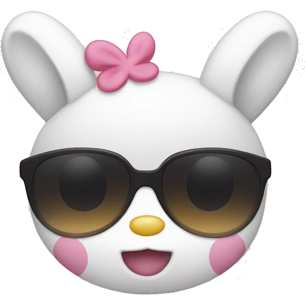 my melody with sunglasses on emoji